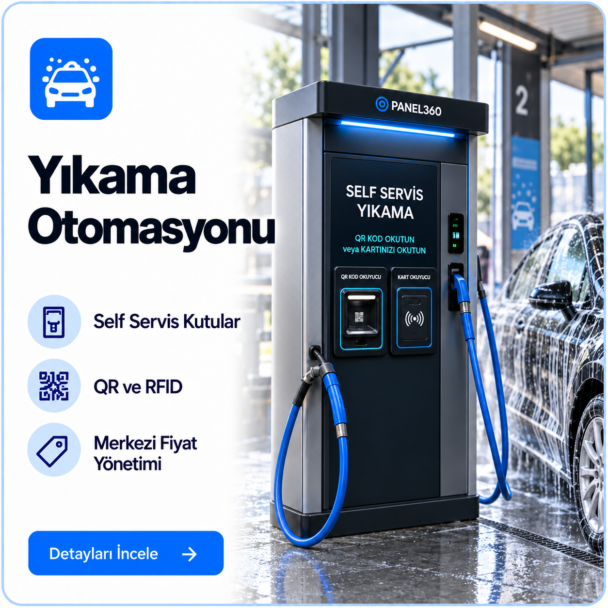 Panel360 Yıkama Otomasyonu